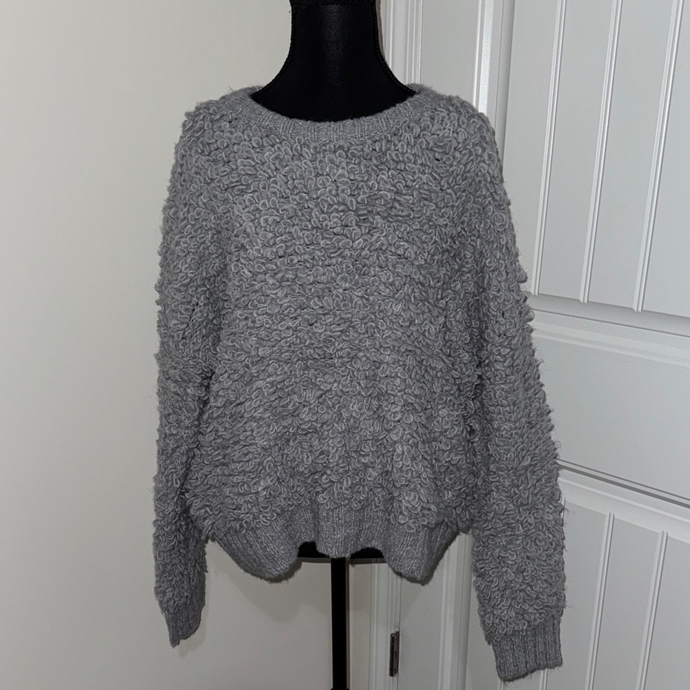 Michael Kors Textured Gray Sweater